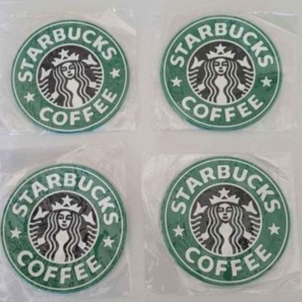 Starbucks Silicone Coasters 4pcs for $12